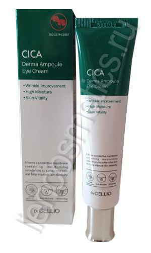 Крем вокруг глаз с центеллой азиатской Dr.Cellio Cica Derma Ampoule Eye ...